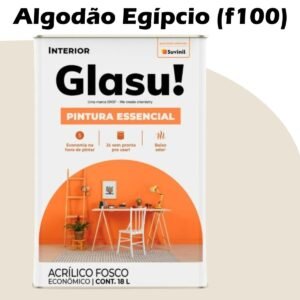 e2d23e84-f073-4dc8-81fb-f61c68b7c29f TINTA ACRILICO FOSCO GLASU PINTURA ESSENCIAL 18L ALGODAO EGIPICIO (F100) SUVINIL