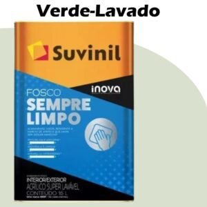 fed4bddd-d1aa-4855-9b57-b1a2cd5e6a86 TINTA ACRILICA FOSCO SEMPRE LIMPO INOVA 16L VERDE-LAVADO (B055) SUVINIL SUPER LAVAVEL