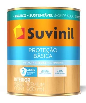VERNIZ BASE AGUA PROTECAO BASICA NATURAL 0,9L SUVINIL