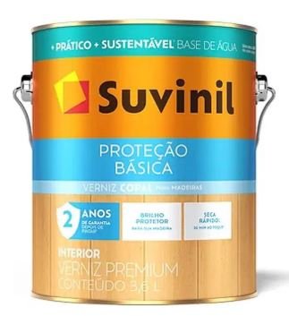 VERNIZ BASE AGUA PROTECAO BASICA NATURAL 3,6L SUVINIL
