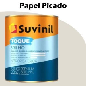 29ce4c1f-4c64-4778-b6ad-45e898828037 TINTA ACRILICA SEMI-BRILHO TOQUE BRILHO SUVINIL (A) 0,8L PAPEL PICADO (B148)