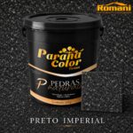 REVESTIMENTO ACRILICO PEDRAS NATURAIS 20KG PRETO IMPERIAL PARANA COLOR