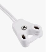 SOQUETE CEBOLINHA PARA LAMPADA FLUORECENTE ( T10 - T8 ) G13 ENCAIXE PP COM RABINHO