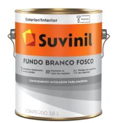 FUNDO PREPARADOR MEDEIRA BRANCO FOSCO 3,6L SUVINIL