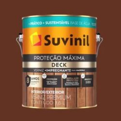 VERNIZ BASE AGUA PROTECAO MAXIMA DECK ACETINADO 3,6L IMBUIA SUVINIL