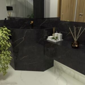 PORC. RETIF VENE D'ORO NERO POLIDO 63X120 DELTA (2,25)