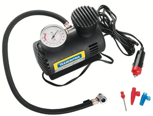 c22a3355-6aad-40d5-84a8-67d305692a13 COMPRESSOR AR PORTATIL 300 PSI 50W 12V 42330001 TRAMONTINA