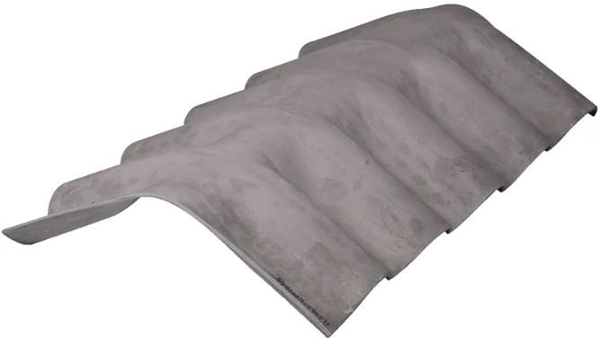 e95f31a1-38ca-45e2-b4d0-3b44c3844969 CUMEEIRA PARA TELHA ONDULADA 6MM 1,10M 25G BRASILIT