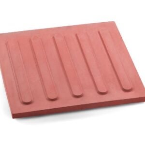 PISO TATIL GUIA VERMELHO 30X30CM 20MM UNIDADE