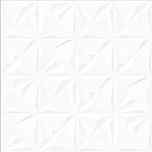 PORCELANATO ACETINADO RELEVO WHITE DECOR 72X72 VIA ROSA (1,55)