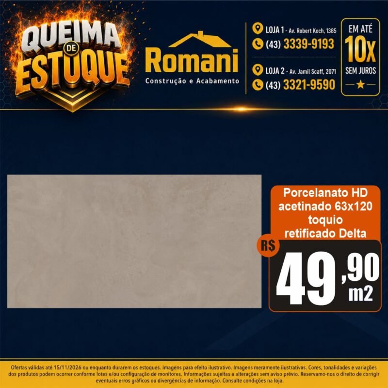PORC. RET.TOQUIO IN 63X120 ACET.ESMA.DELTA (2,25)*
