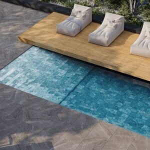 PORCELANATO KOTEL TITANIO 61X61 GRANILHADO RT GAUDI (2,23)