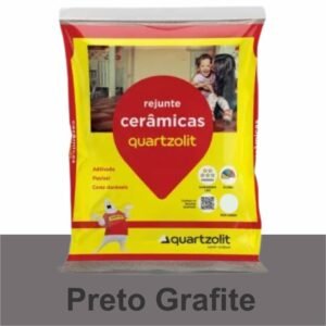 REJUNTE CERAMICO FLEX 1KG PRETO GRAFITE QUARTZOLIT