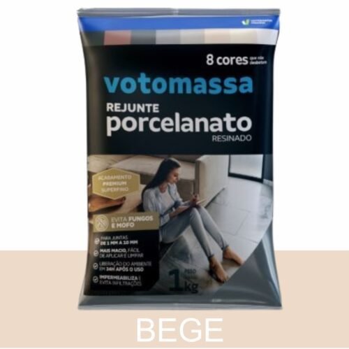 f24f51fd-d86e-400e-872b-d51b06f57aad REJUNTE PORCELANATO RESINADO VOTORAN BEGE 1KG#