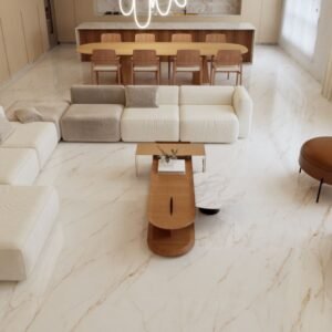 PORCELANATO POLIDO RAGGI ORO 120X120 DELTA NOVA (2,88)