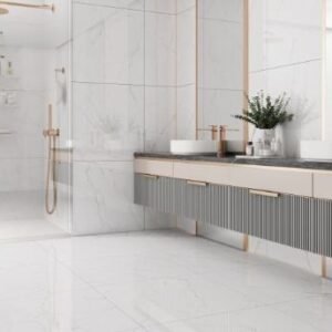 PORCELANATO CALACATA LIGHT 80X80 POLIDO RETIFICADO GAUDI (2,57)