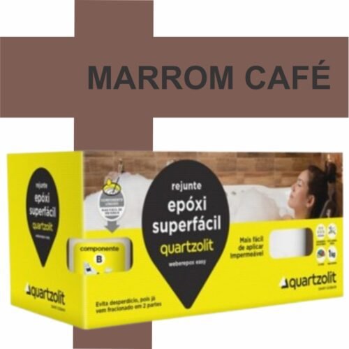 108fc3be-73d8-443c-81b3-5f1423bc2889 REJUNTE EPOXI SUPERFACIL 1KG MARROM CAFE QUARTZOLIT
