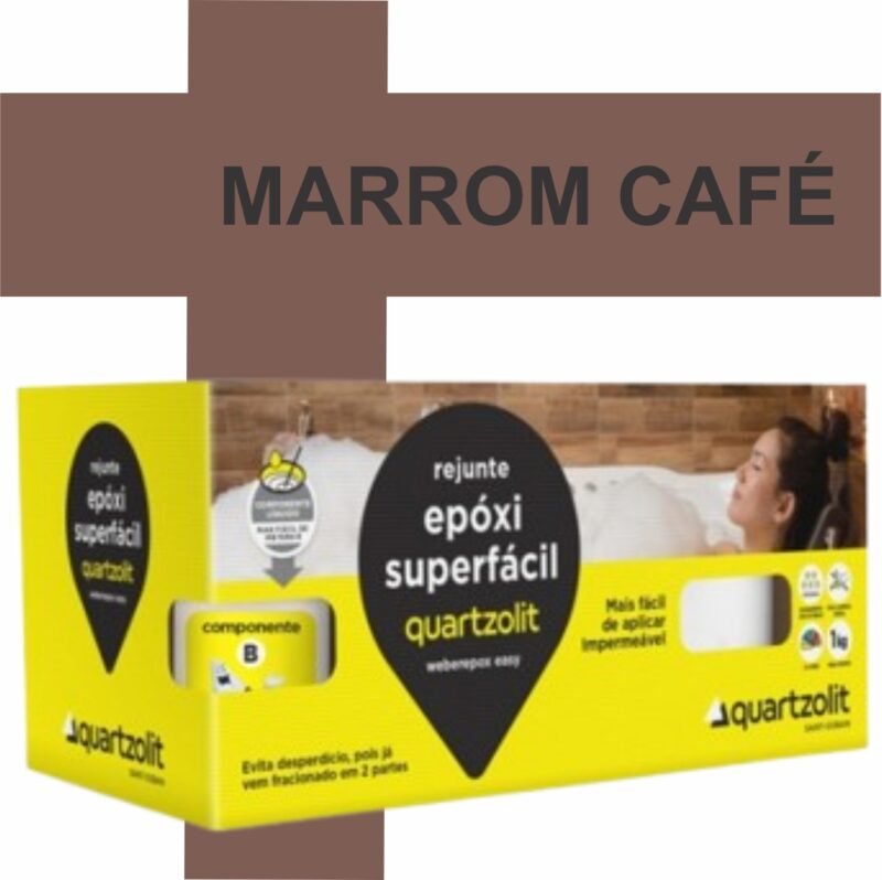 108fc3be-73d8-443c-81b3-5f1423bc2889 REJUNTE EPOXI SUPERFACIL 1KG MARROM CAFE QUARTZOLIT
