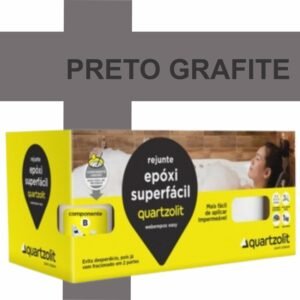 REJUNTE EPOXI SUPERFACIL 1KG PRETO GRAFITE QUARTZOLIT