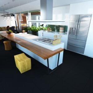 PORCELANATO ACETINADO RETIFICADO TERRA NERA BLACK 84X84 DELTA (2,80)