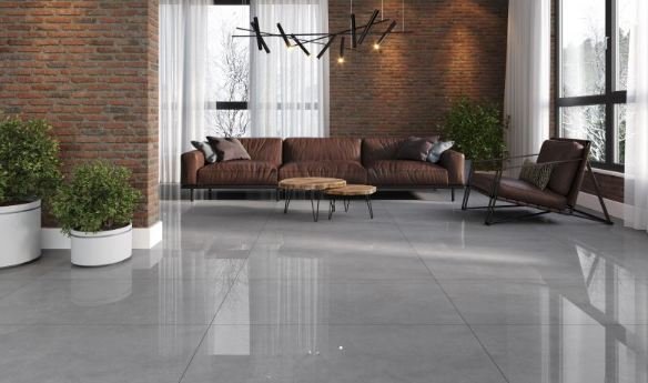 PORCELANATO BROADWAY DARK GREY POLIDO RT 60X119 GAUDI (2,15)