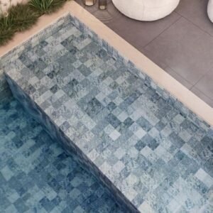 REVESTIMENTO PISCINA/FACHADA 10X10 ACET RELEVO PHUKET BLUE CERAL (2,07