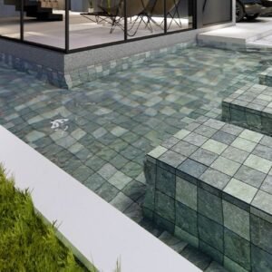 REVESTIMENTO PISCINA/FACHADA 10X10 ACET RELEVO PHUKET GREEN CERAL (2,07)