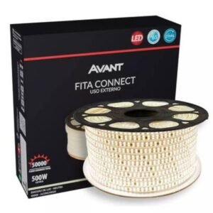c5c0a4f1-df97-4765-b52a-7a86e291319a FITA LED EXTERIOR CONNECT IP65 10WM BRANCO NEUTRO 4000K 127V AVANT METRO TENSAO DIRETA