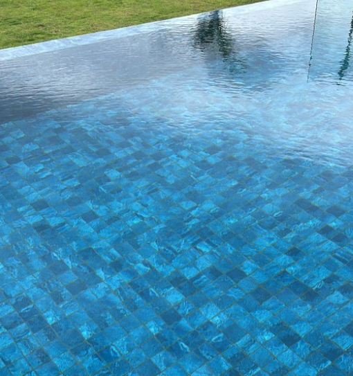 REVESTIMENTO PISCINA/FACHADA 10X10 BRILHO SANCHO BLUE CERAL (2,07)