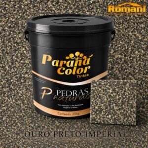 REVESTIMENTO ACRILICO PEDRAS NATURAIS 20 KG OURO PRETO PARANA COLOR