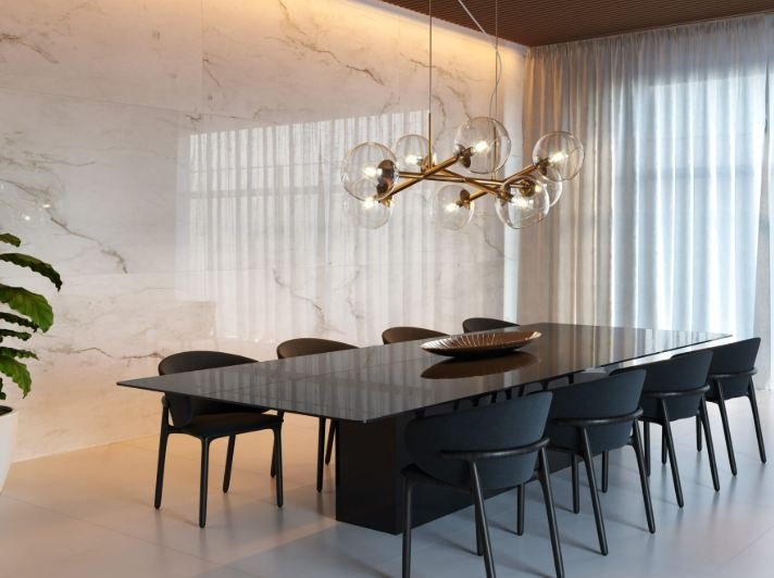 PORCELANATO BIANCO ORO POLIDO MARMORIZADO 120X240 ELIANE (2,88)/