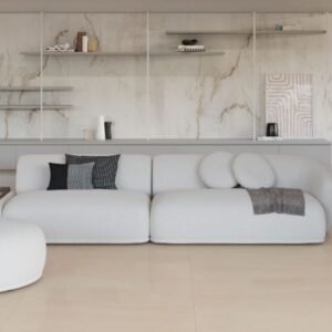 PORCELANATO BIANCO ORO POLIDO MARMORIZADO 120X240 ELIANE (2,88)/