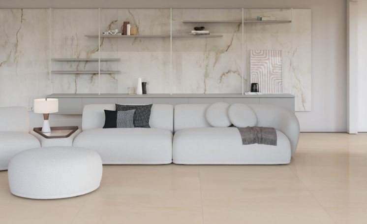 PORCELANATO BIANCO ORO POLIDO MARMORIZADO 120X240 ELIANE (2,88)/