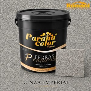d0394743-2801-49e8-886f-d3c29cf54fdb REVESTIMENTO ACRILICO PEDRAS NATURAIS 20KG CINZA IMPERIAL PARANA COLOR