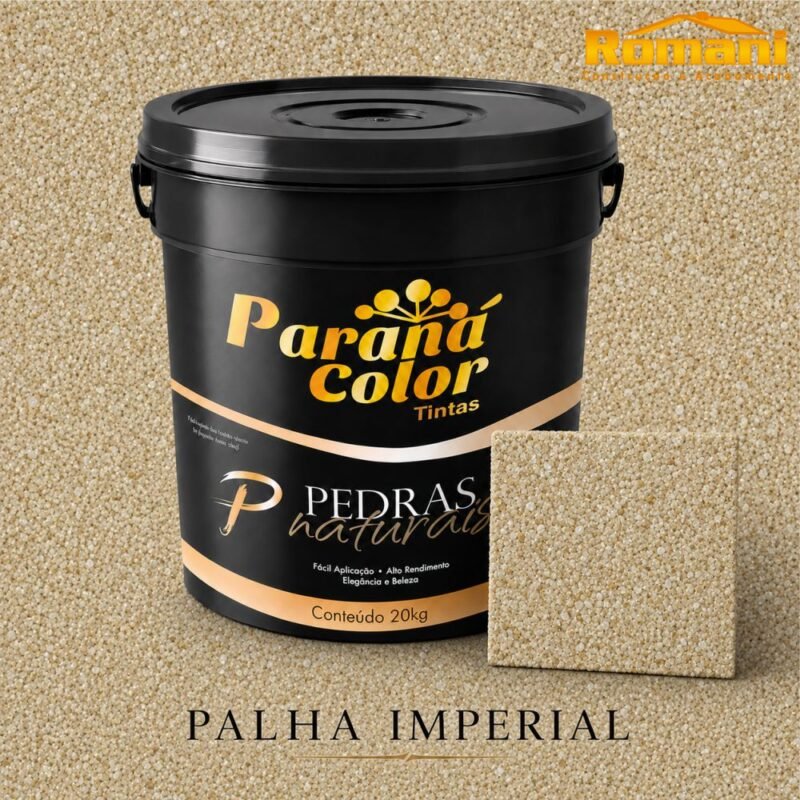 78e77bd2-9d2b-4da8-88ca-5dbd696a1dd1 REVESTIMENTO ACRILICO PEDRAS NATURAIS 20KG PALHA IMPERIAL PARANA COLOR