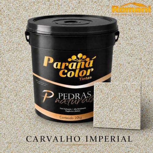 REVESTIMENTO ACRILICO PEDRAS NATURAIS 20KG CARVALHO IMPERIAL PARANA COLOR