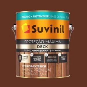 VERNIZ BASE AGUA PROTECAO MAXIMA DECK ACETINADO 3,6L IMBUIA SUVINIL