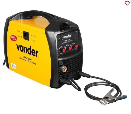 8a69f49b-0679-424e-aaf7-0c35771ef9f6 MAQUINA SOLDA MIG/MAG E ELETRODO 160A MME160 MINIMIG 220V NONI VONDER 6878160220