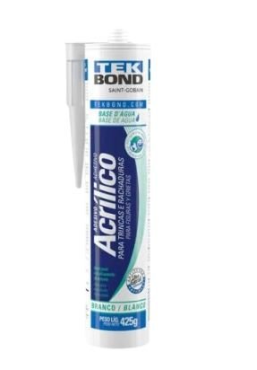 ADESIVO SELADOR DE TRINCAS ACRILICO 425G/280ML BRANCO TEKBOND
