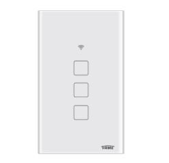 50dc68e7-540a-4694-8494-0c3870561e0c INTERRUPTOR 3 TECLAS TOUCH INTELIGENTE WI-FI BRANCO 4X2 FAME 4666