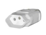 a350d160-5f8a-4713-990d-c42944b4d4f7 TOMADA 2P+T PINO FEMEA 20A/250V CINZA FAME 4253