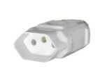 b82498f5-7312-4750-b089-a1515a8530c7 TOMADA 2P+T PINO FEMEA 10A/250V CINZA FAME 4252
