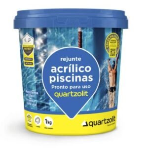 REJUNTE ACRILICO PISCINA 1KG VERDE FLORESTA QUARTZOLIT