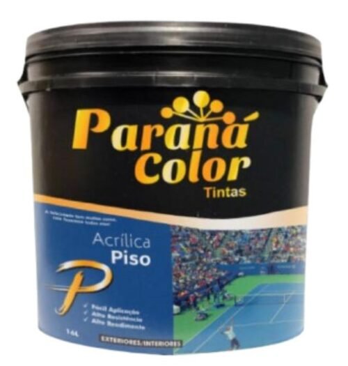 TINTA PARA PISO PREMIUM 16L ACRILICA FOSCA CINZA CHUMBO PARANA COLOR