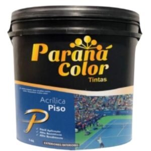 TINTA PARA PISO PREMIUM 16L ACRILICA FOSCA CINZA MEDIO PARANA COLOR