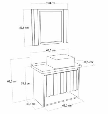 f9c4b611-d555-40e0-9404-bbb49ff2d833 KIT GABINETE + ESPELHEIRA + CUBA QUINTO TREVISO 63CM RORATO
