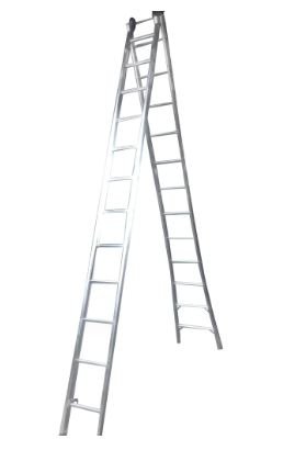 ESCADA ALUMINIO EXTENSIVEL (ABRE/ESTENDE) 12 DEGRAUS REAL (EX12)