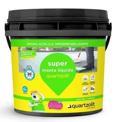 SUPER MANTA LIQUIDA BRANCA BALDE 12KG QUARTZOLIT