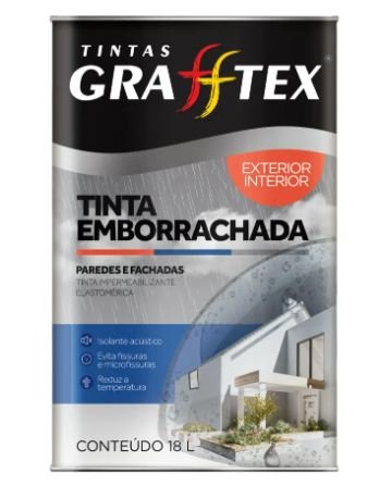 TINTA EMBORRACHADA 18L CORES GRAFFTEX