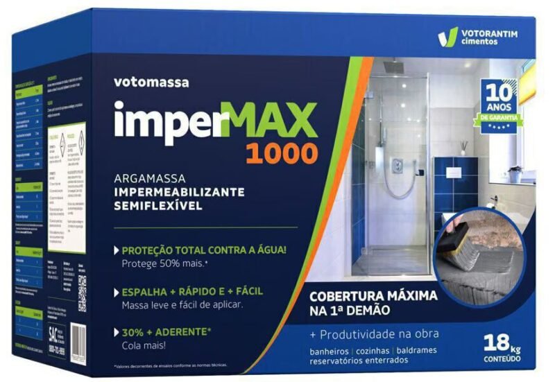 IMPERMEABILIZANTE IMPERMAX 1000 SEMIFELXIVEL 18KG VOTORAN #